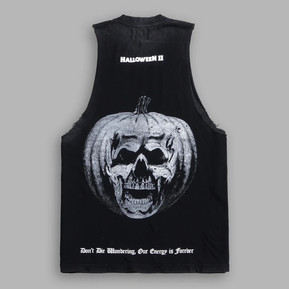 DEAD OF NIGHT "TOMMY" MUSCLE TEE IN BLACK